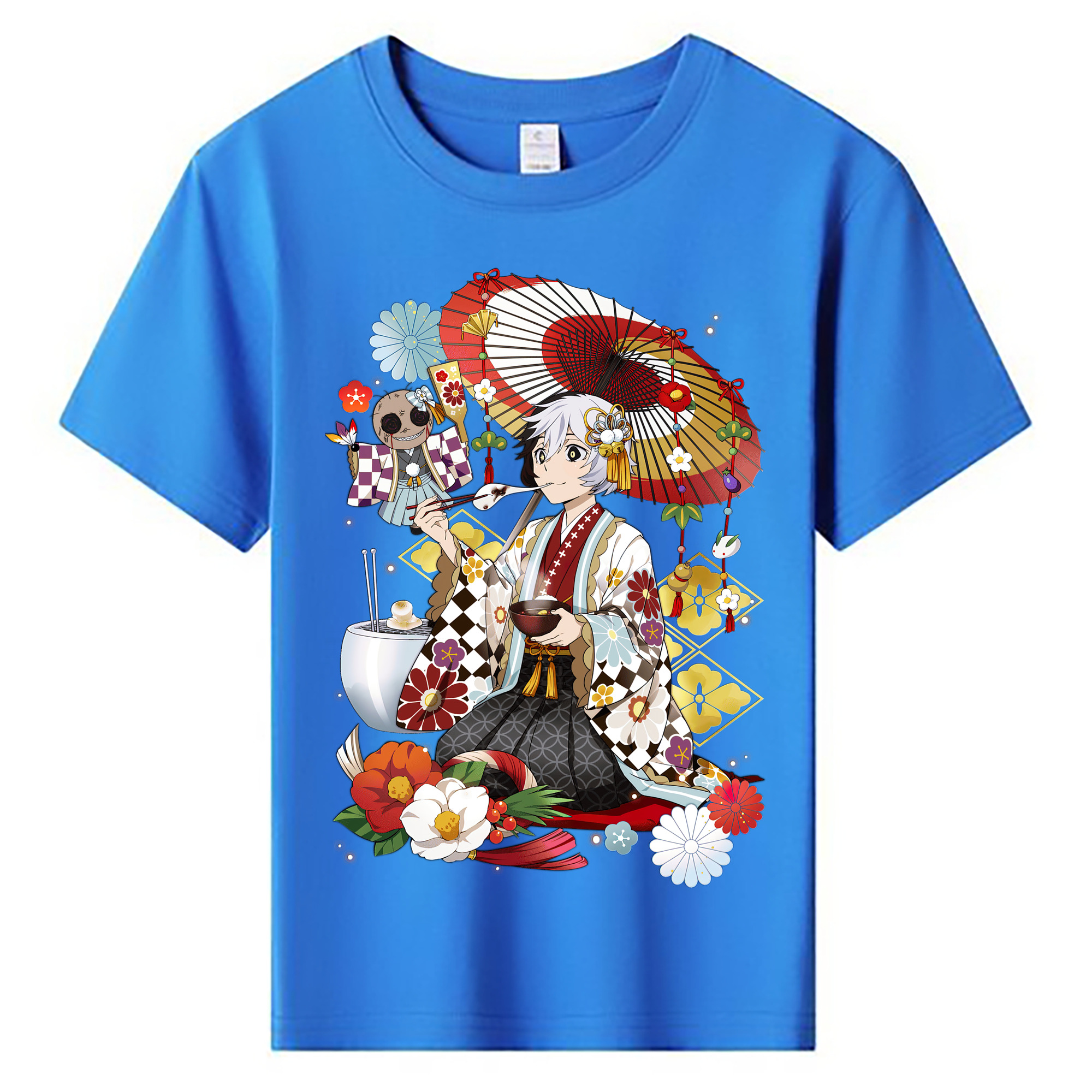 （画像用） 文豪ストレイドッグス Bungo Stray Dogs 綿100％キッズTシャツ（フロントプリント）